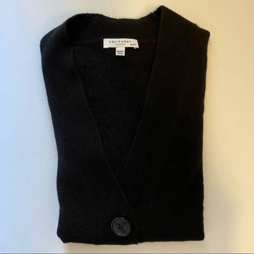 Equipment  Elder Cashmere Cardigan Black XS NWT