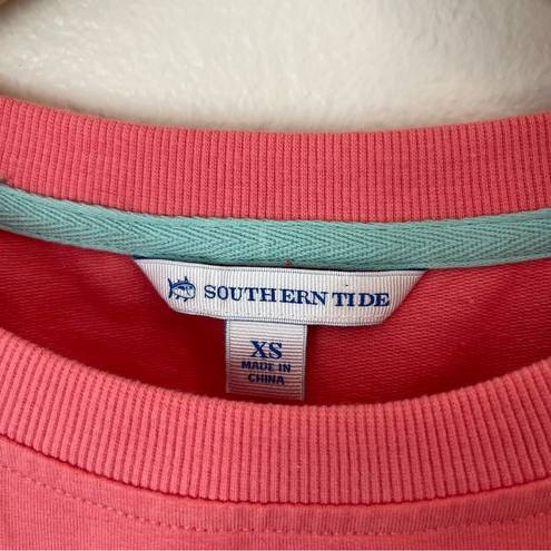 Southern Tide NWT  Jayne Terry Sweatshirt Rogue Red Crewneck