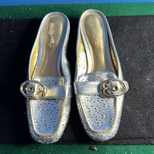 Unisa  Gold Slip On Loafers Size 6