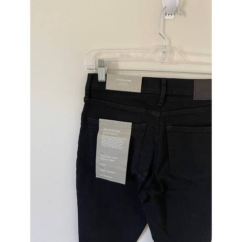 Everlane  Way High Skinny Denim Jean Black Size 28  NEW