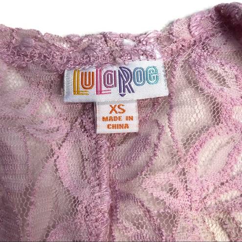 LuLaRoe  Joy Lace Duster Cardigan Vest