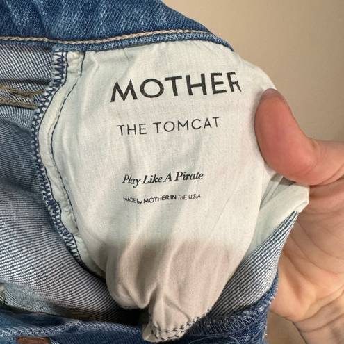 MOTHER Tomcat Distressed Ankle Jeans Size 28