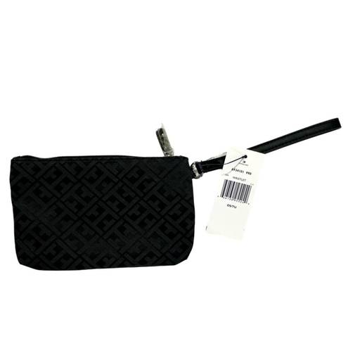 Tommy Hilfiger NWT  Signature Logo Canvas Wristlet