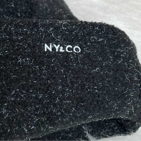 Pacific&Co NY &  Hat and VTG Made in USA scarf Black Gray Speckled