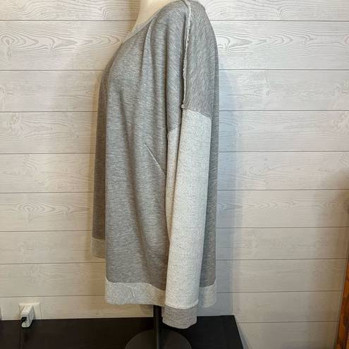 Edge Meri Skye gray raw  sweatshirt Size  2X