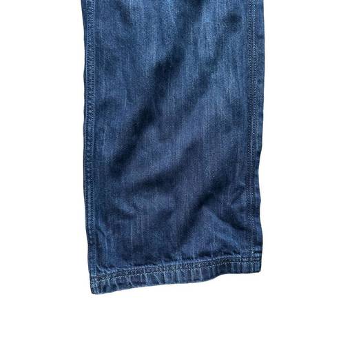 Antik Denim  Jeans Women's Boot‎ Cut Button Fly Embroidered Size 36 Wide Leg