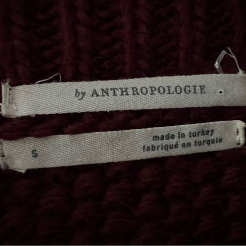 Anthropologie  Cropped Braided Cable Knit Sweater
Size Small