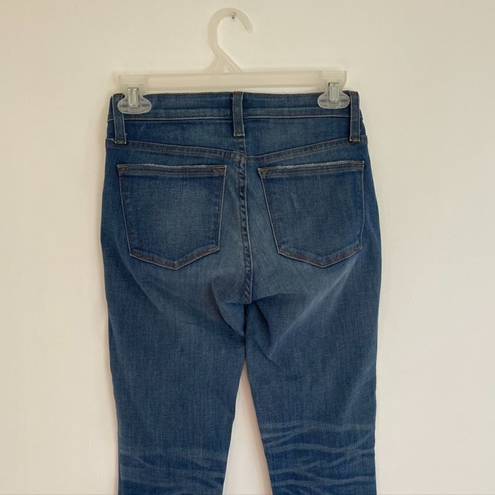 J.Crew NEW NWT  8" Toothpick Jean Newcastle Wash Let Down Hem Ripped Skinny 25