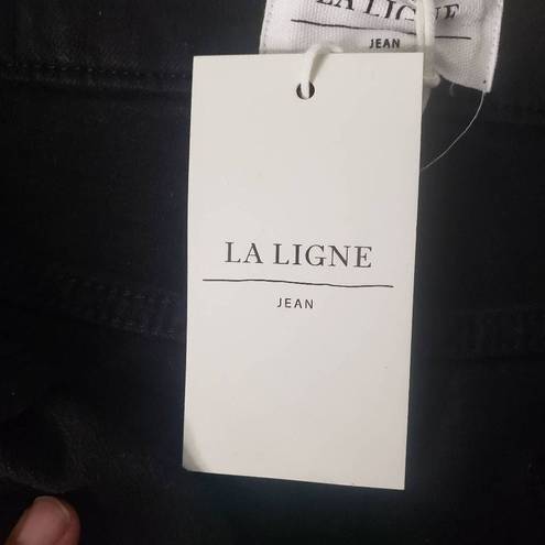 La Ligne The Meredith Cropped Flare Black Size 30