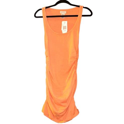 l*space Wildwood Tank Smocked Tangerine Orange Colored Dress Size Small NEW