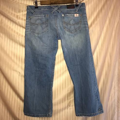 ABS Allen Schwartz Allen Schwartz size 29 blue crop jeans