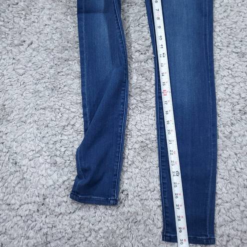 Liverpool  Sienna High Rise Pull On Skinny Jeans Harlow Blue Size 2 26 Stretch