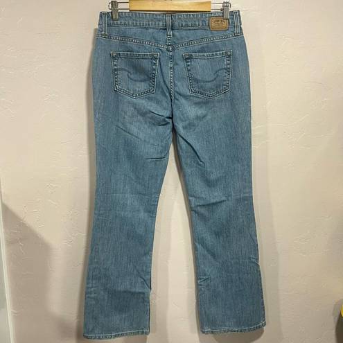 Levi Strauss & CO. Signature By Womens Boot Cut Jeans Blue Low Rise Denim size 6