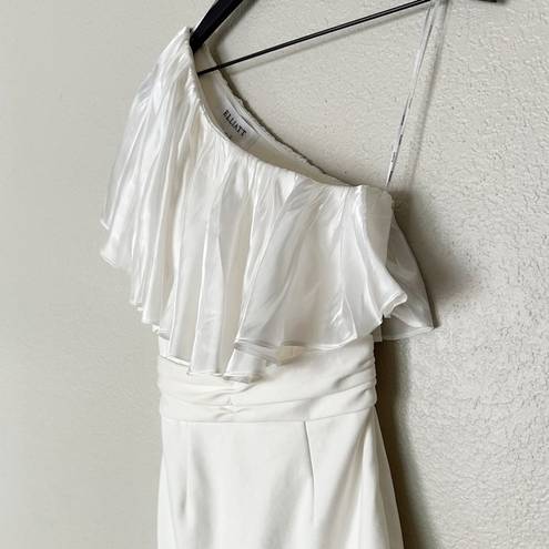 Elliatt  Chaebol One Shoulder Mini Dress Ivory Size XS