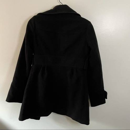 Jack by BB Dakota Jack Felted Pea Coat Black