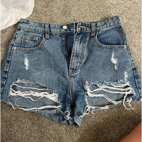 Pretty Little Thing denim shorts