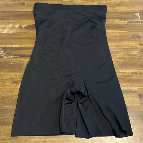 Spanx ASSETS by  Black High Waisted Shaping Shorts Shape wear Black XL