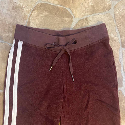 n:philanthropy  Joggers Matador Sweat Pants Striped Burgundy Wine NWT, Size XS