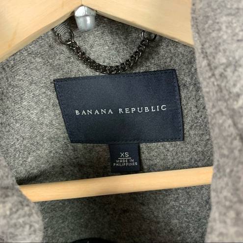 Banana Republic  Gray Wool Toggle Peacoat XS