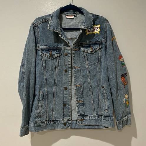 Nickelodeon  Rugrats Denim Jacket Size Small 90’s Show