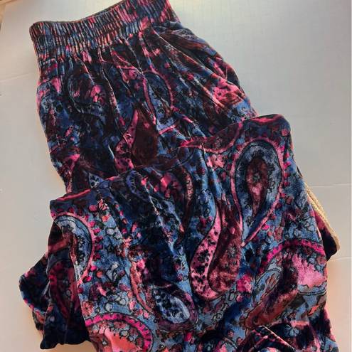 Rebecca Taylor  • Pink Navy Paisley Loose Pants