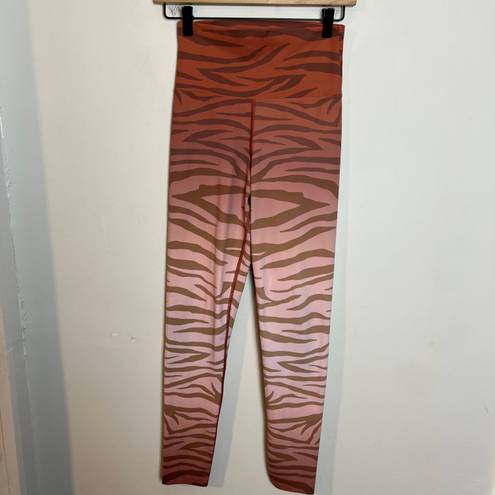 Beach Riot - Jungle Piper Legging Rust Zebra Athletic Training Workout Gym Yoga