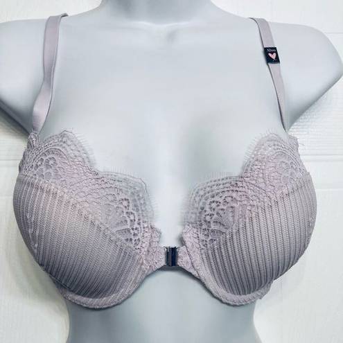 Victoria's Secret Dream Angels Lined Demi Bra Front Closure 32DD