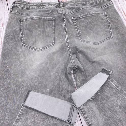 Wonderly  grey girlfriend jeans size 12