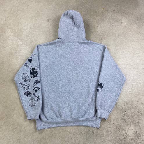 Harry Styles Vintage Gray  Tattoo Hoodie