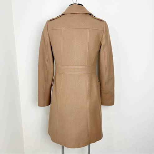 Banana Republic  Classic Wool Coat Jacket Size XS in Camel Tan Color Wool Blend