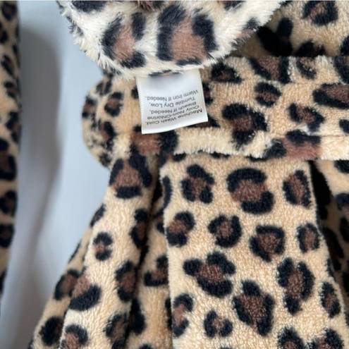 Vera Bradley  Robe Size Small/Medium Animal Print Fleece Fuzzy Lounge Comfy Plush