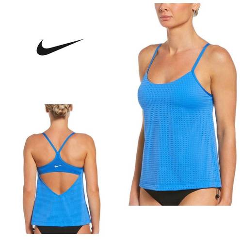 Nike New.  pacific blue swim/athletic top. Large.