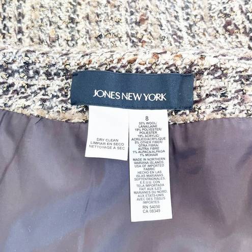 Jones New York ✨ 3/$15 SALE ✨   Vintage 90’s Tweed Trumpet Skirt Gold Brown 8 EUC