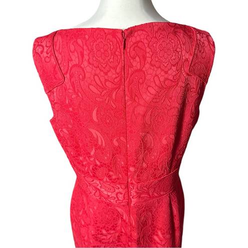 Preston & York  Carlita Lace Jacquard Two Piece Dress with Matching Jacket Sz 8