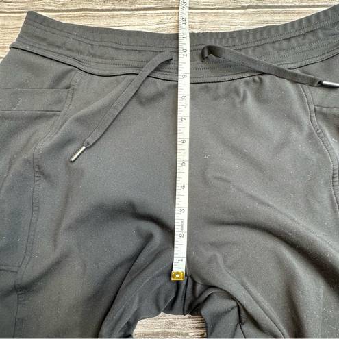 32 Degrees Heat 32 Heat Womens Black Jogger Sweatpants M Med Medium Quick Dry Elastic Drawstring