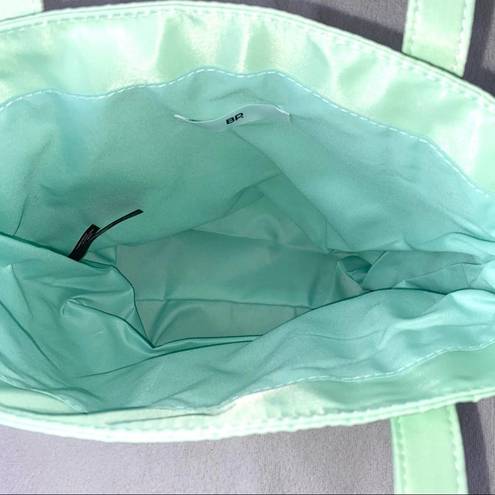 BP NWT . Mint Green Nylon Mini Tote Bag and Scarf ~