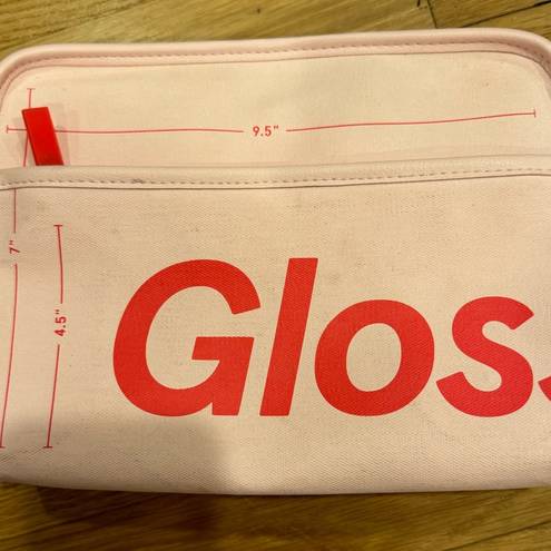 Glossier cosmetic bag