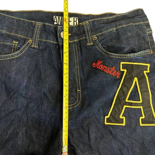 aniye by monster 69 patch blue crop jeans Size 28