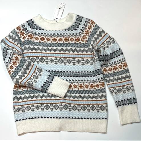 Treasure & Bond  Fair Isle Crewneck winter Sweater