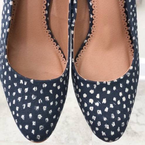 Loft Women's Denim Speckled Pumps Size 9