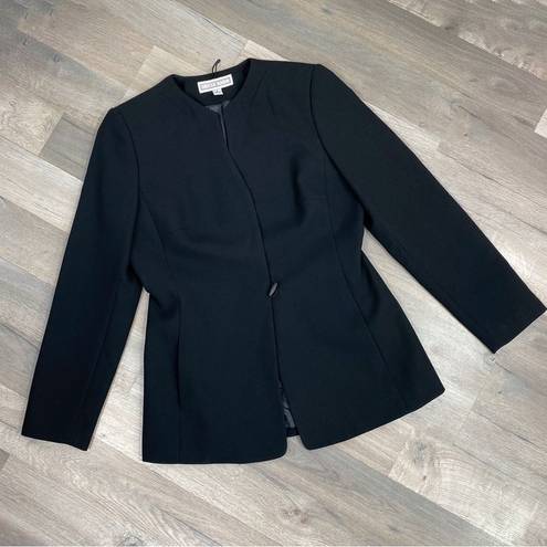 Dress Barn  Single Button Blazer Black 4 Single Breasted