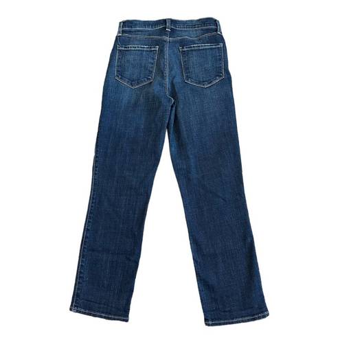 L'Agence  Dark Wash Alexia Jeans Denim Pants Cropped Distressed Size 26 Women's