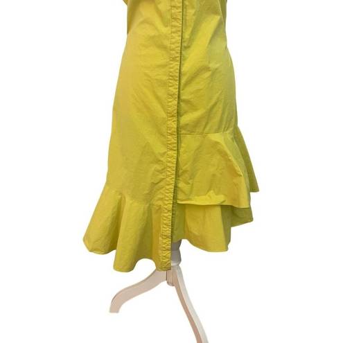 Natori josie  yellow a line sleeveless casual summer  dress size 14