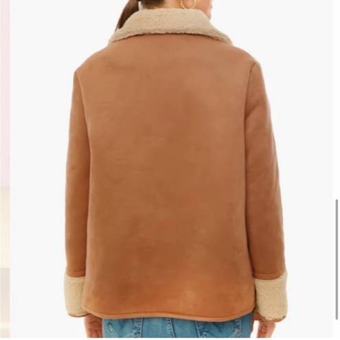 Tuckernuck  Stella Shearling Quarter Zip Front Pullover Jacket Size Medium