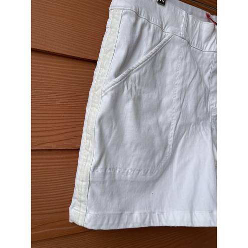 Betabrand Spanx Women Plus Size 1X Shorts Mid Rise Stretch White Excellent