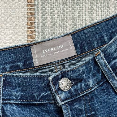 Everlane  The Straight High Rise Straight Leg Cropped Jeans Women’s Size 29 Ankle