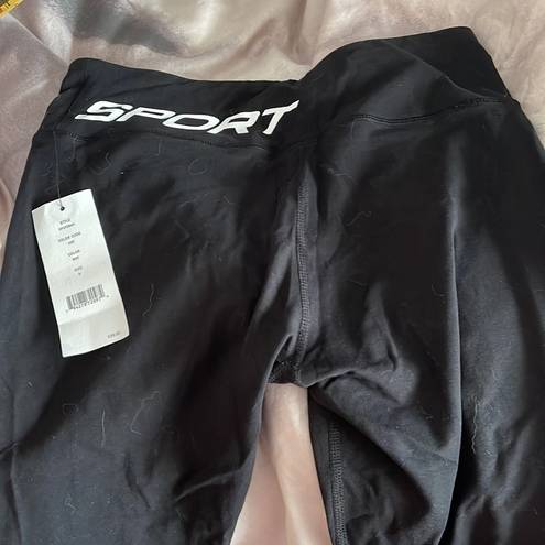 DKNY  Sport BLACK LEGGINGS SMALL Capri