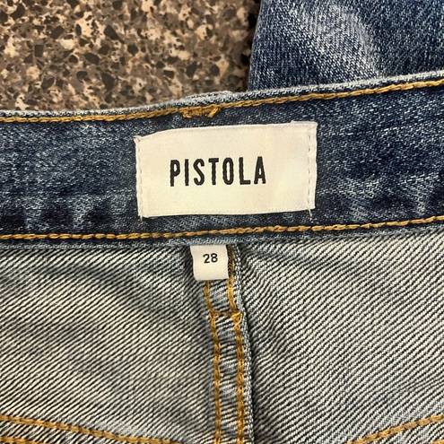 Pistola Cassie Super High Rise Straight Jean in Tilbury