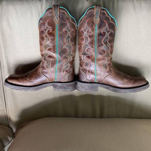 Justin Boots Justin’s Cowgirl 7.5 Tan Jaguar Boots