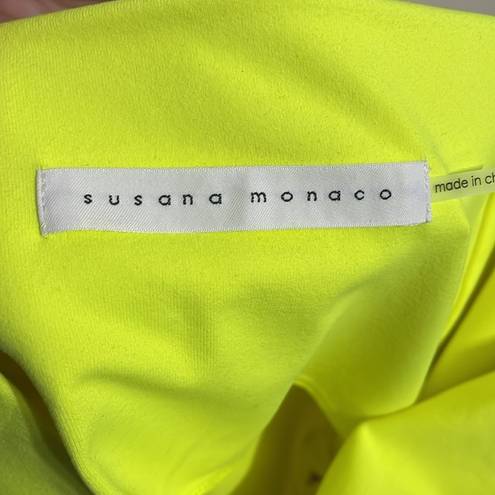 Susana Monaco  Neon Yellow Core Tube Top